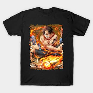 PORTGAS D ACE ANIME MERCHANDISE T-Shirt